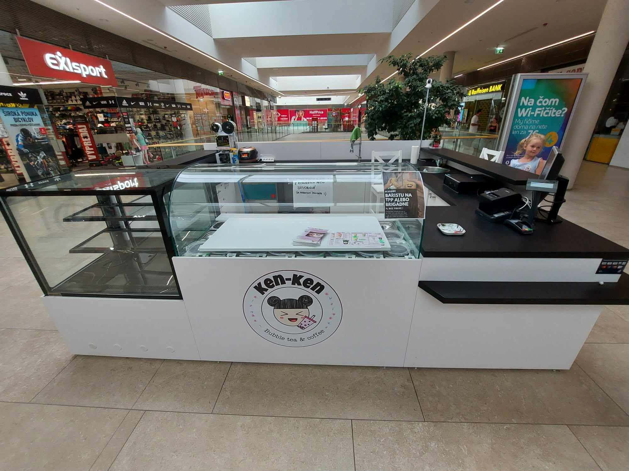 Komerčný pult Ken-Ken — Komerčné, zákazková práca Stolárstva Iľaš
